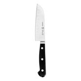 Zwilling Henckels Classic 5-inch Santoku blade for precise slicing and long-lasting sharpness.