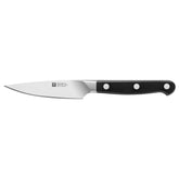 Zwilling Pro original paring knife front view showing ergonomic design for precise peeling