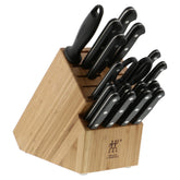 ZWILLING Twin Gourmet Classic knife block set keeps knives organized for easy prep.