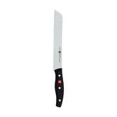 ZWILLING TWIN Signature 8-inch bread knife blade edge for clean, even slicing.
