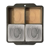 ZXYJJN monogram ice cube mold with lid for elegant cocktails