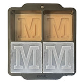 ZXYJJN monogrammed ice cubes mold with lid preserves flavor by blocking freezer odors