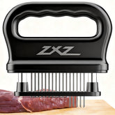 ZXZ Meat Tenderizer 48-Needle Blade close-up shows sharp needles for precise tenderizing.