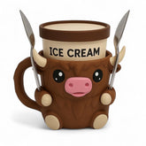 ZZ LIFE Ice Cream Pint Holder front view showing secure fit for standard pints.