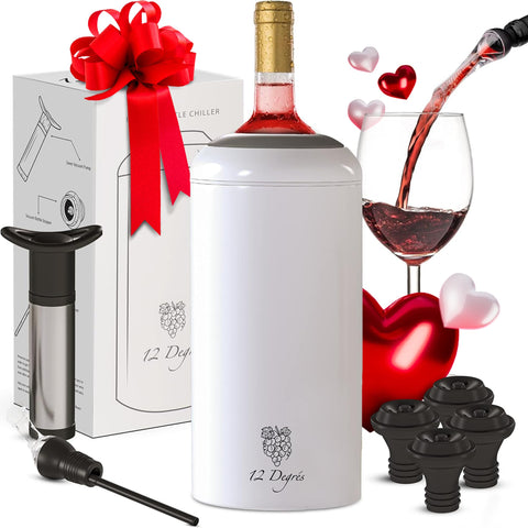 12 Degrés wine chiller ideal for champagne or sparkling wine.