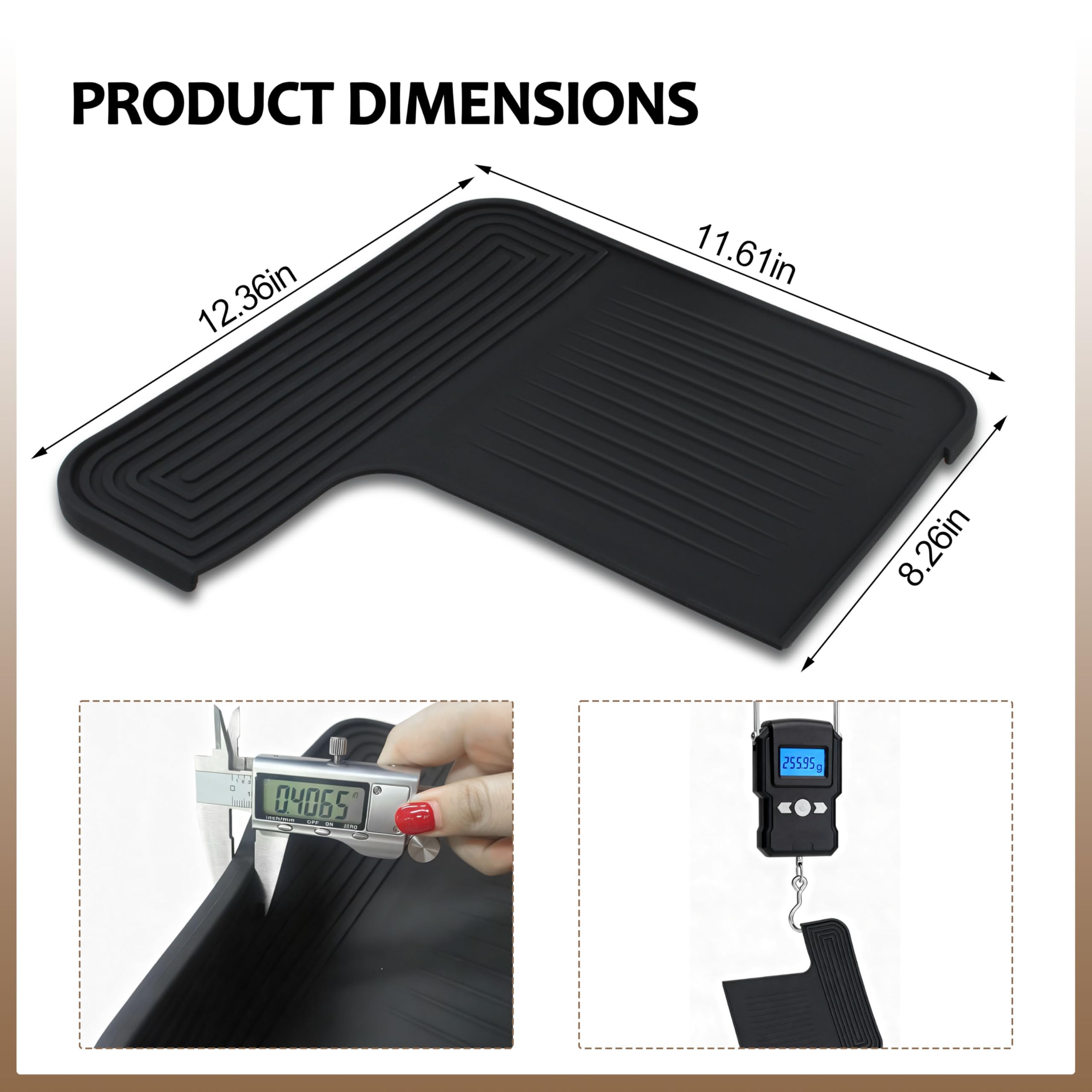131763310 Ninja Luxe silicone top surface protector shields against heat and spills