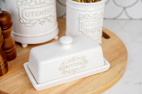 25DOL grooves and rim ensure the lid sits securely and butter stays centered.
