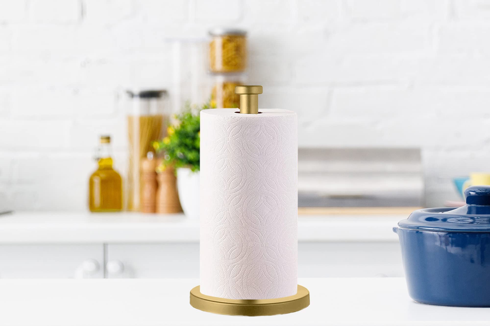 27hzys gift-ready gold holder ideal for housewarming gifts.