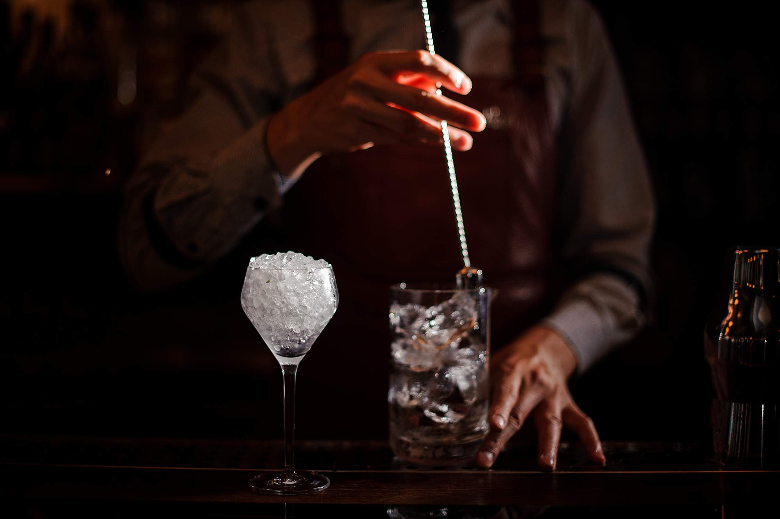 2FY2SW 550ml capacity supports single or two-drink stirred cocktails