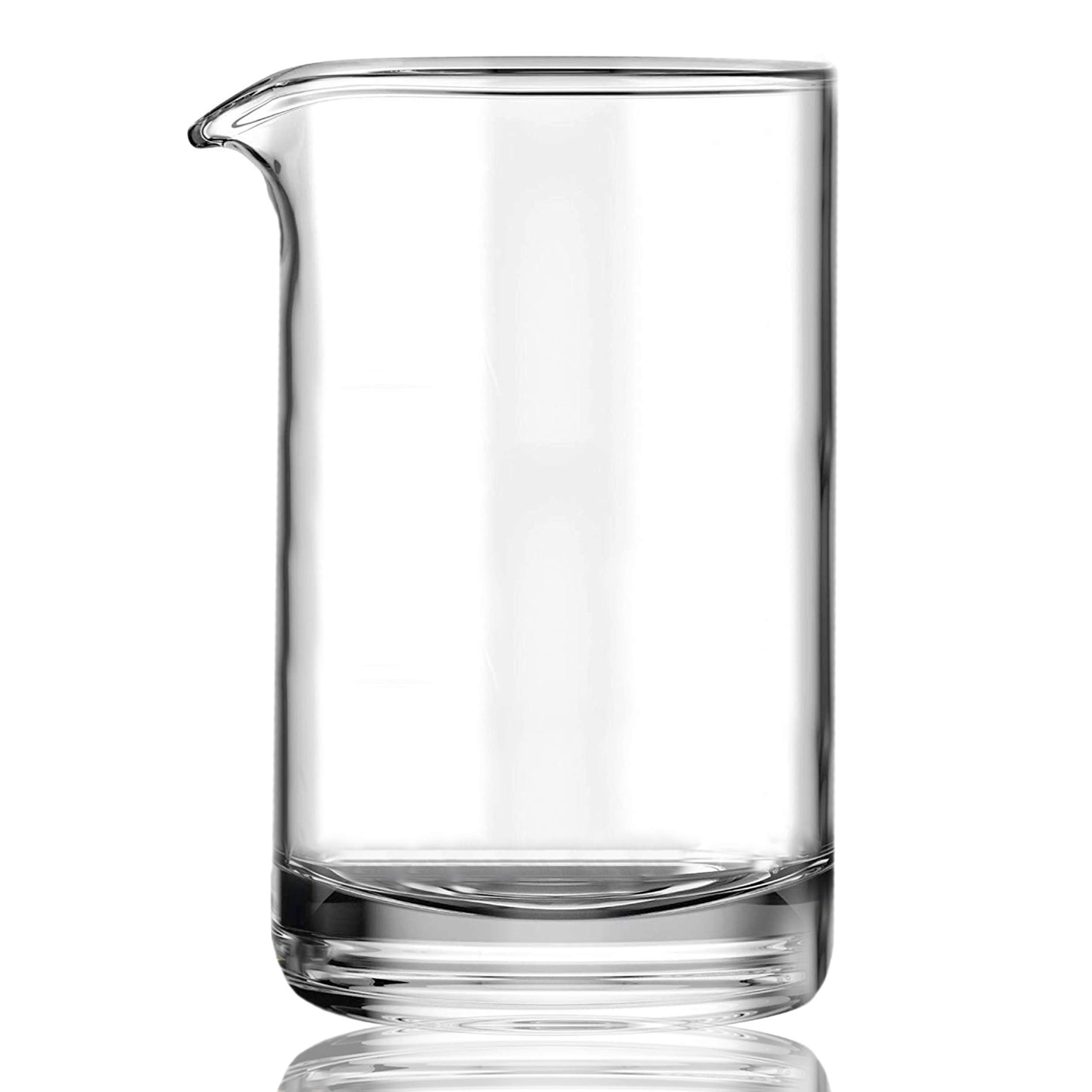 2FY2SW cocktail mixing glass with seamless handblown base for precise stirring