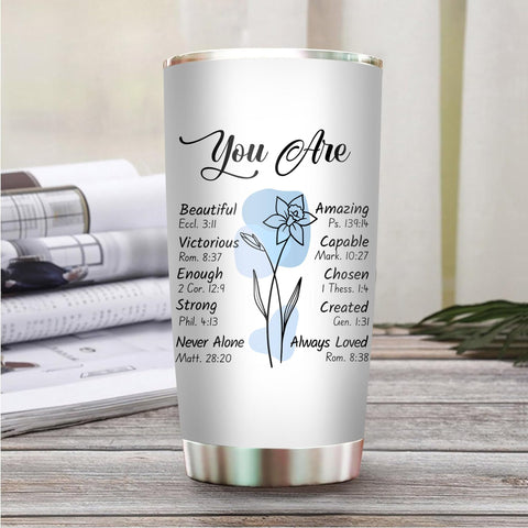 2IMT stainless steel 20oz tumbler with double-wall insulation maintains temperature.