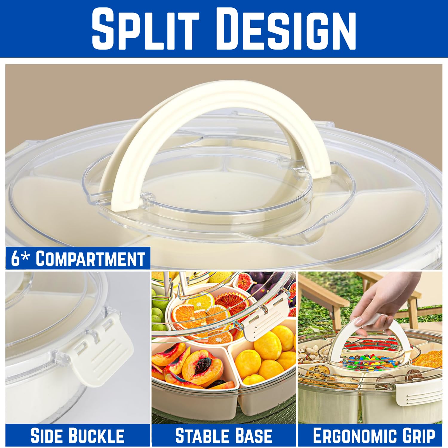 Fridge storage keeps items organized and easy to reach.