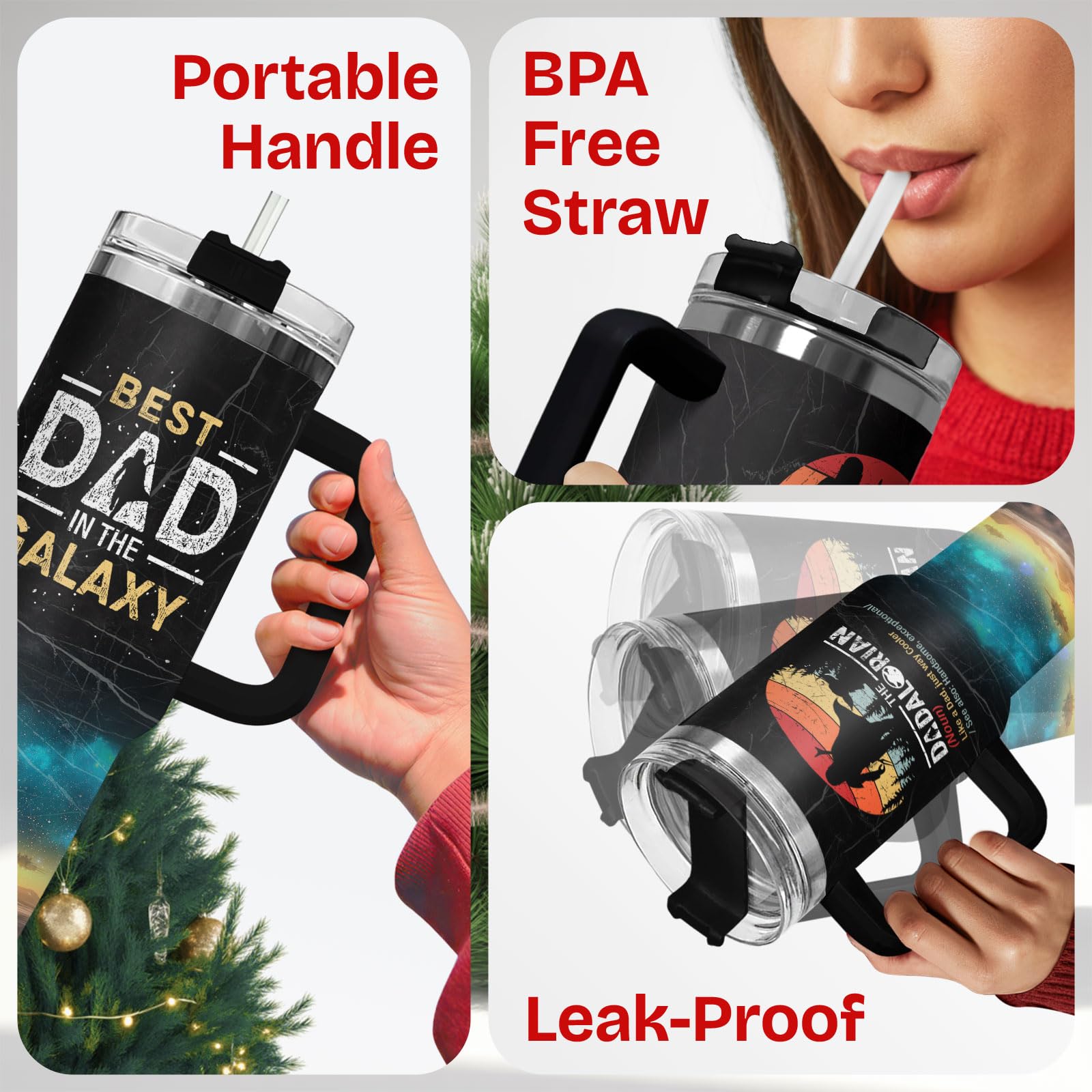 34HD Dadalorian tumbler resists rust and odors for daily use