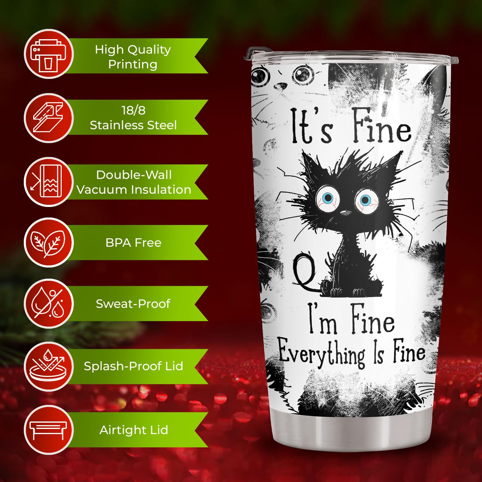 34HD gift-ready design for cat lovers with a practical tumbler.