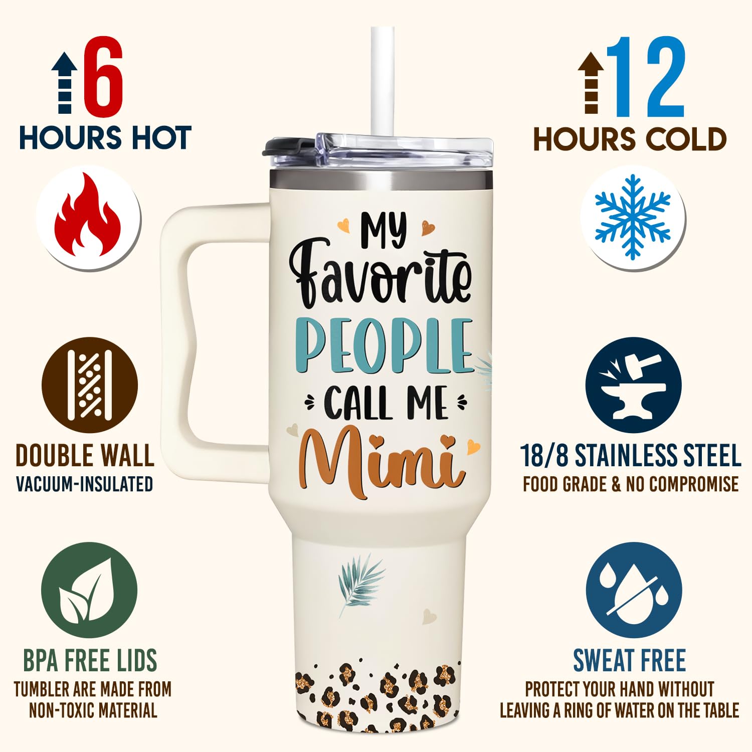 365FURY gift-ready Mimi tumbler for grandma on special occasions