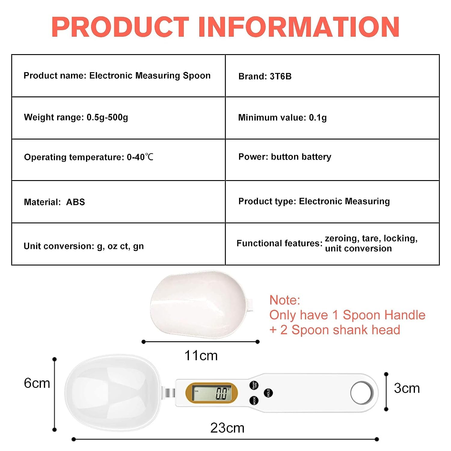 LED display provides quick readings during busy kitchen sessions.