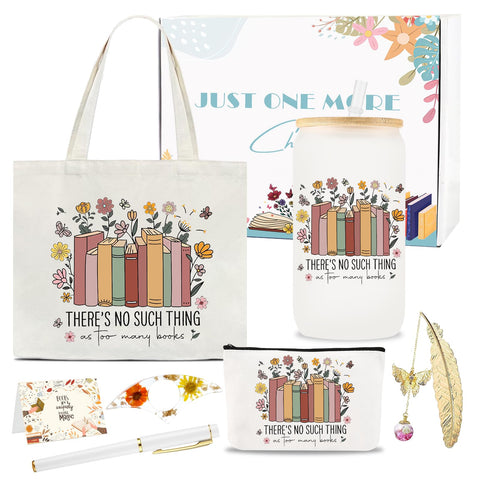 4MELLY book lovers gift basket tote: spacious bag for carrying books and supplies.
