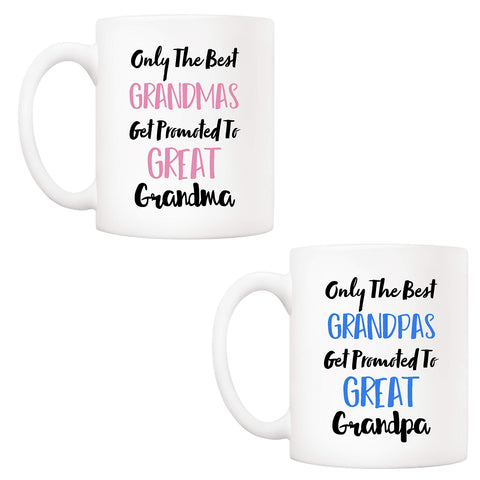 5Aup grandparents coffee mug back view, microwave and dishwasher safe for daily use