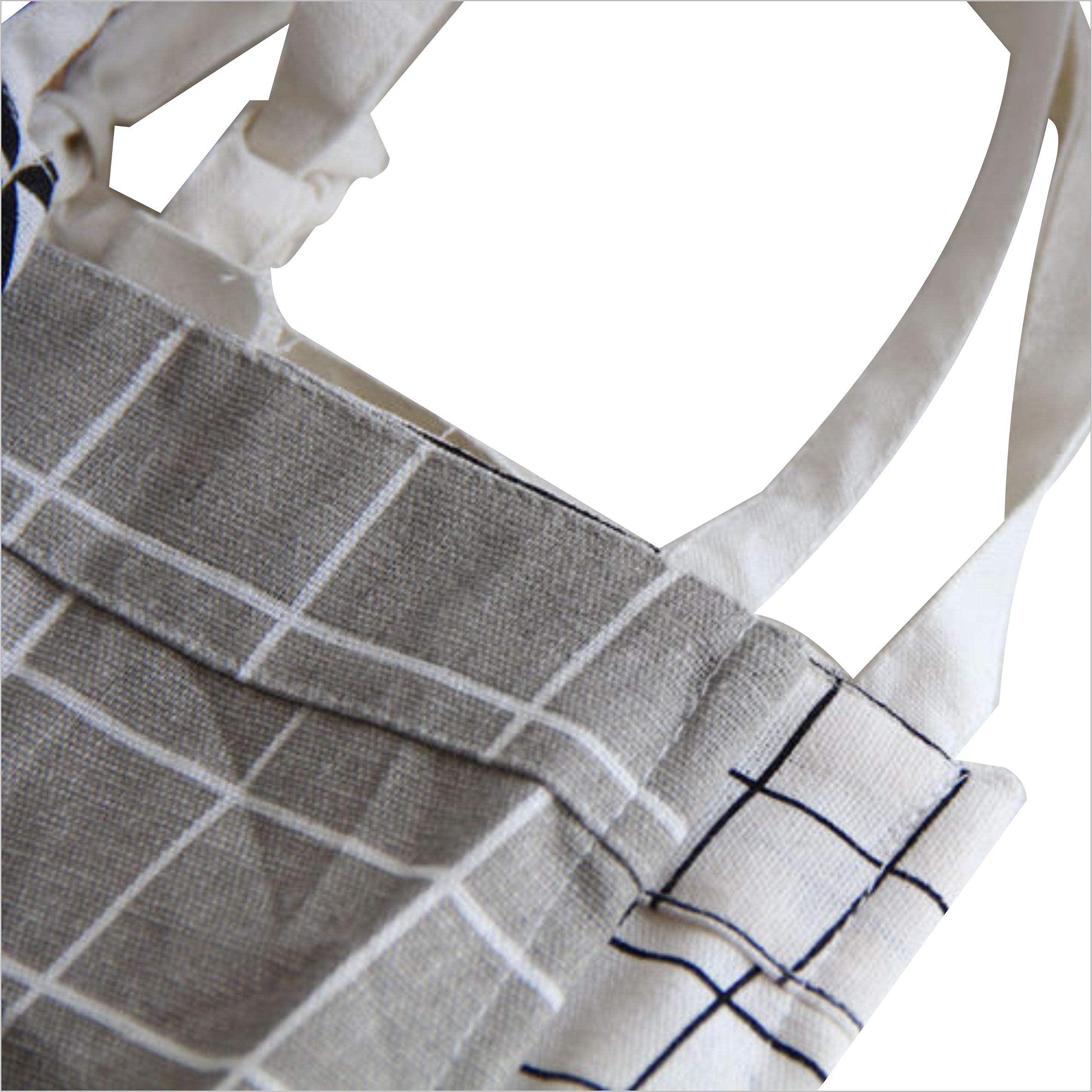 5star Lovely Cotton Parent Child Apron adult strap closeup shows adjustable neck strap