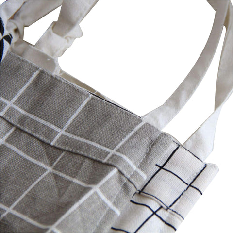 5star Lovely Cotton Parent Child Apron adult strap closeup shows adjustable neck strap