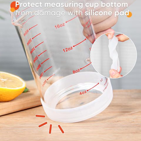 77L dual-scale marks read in cups, OZ, and ML from any angle.