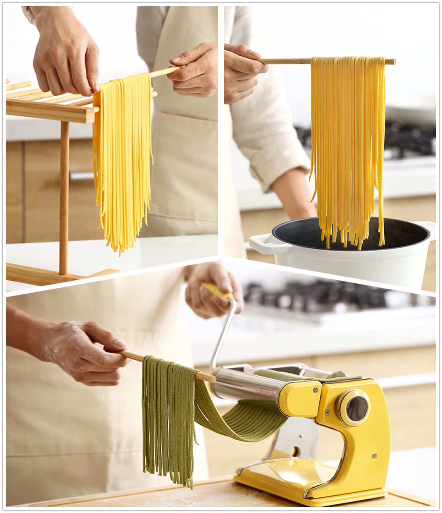 8SOM Transfer Wand for pasta moves noodles quickly from maker to pot