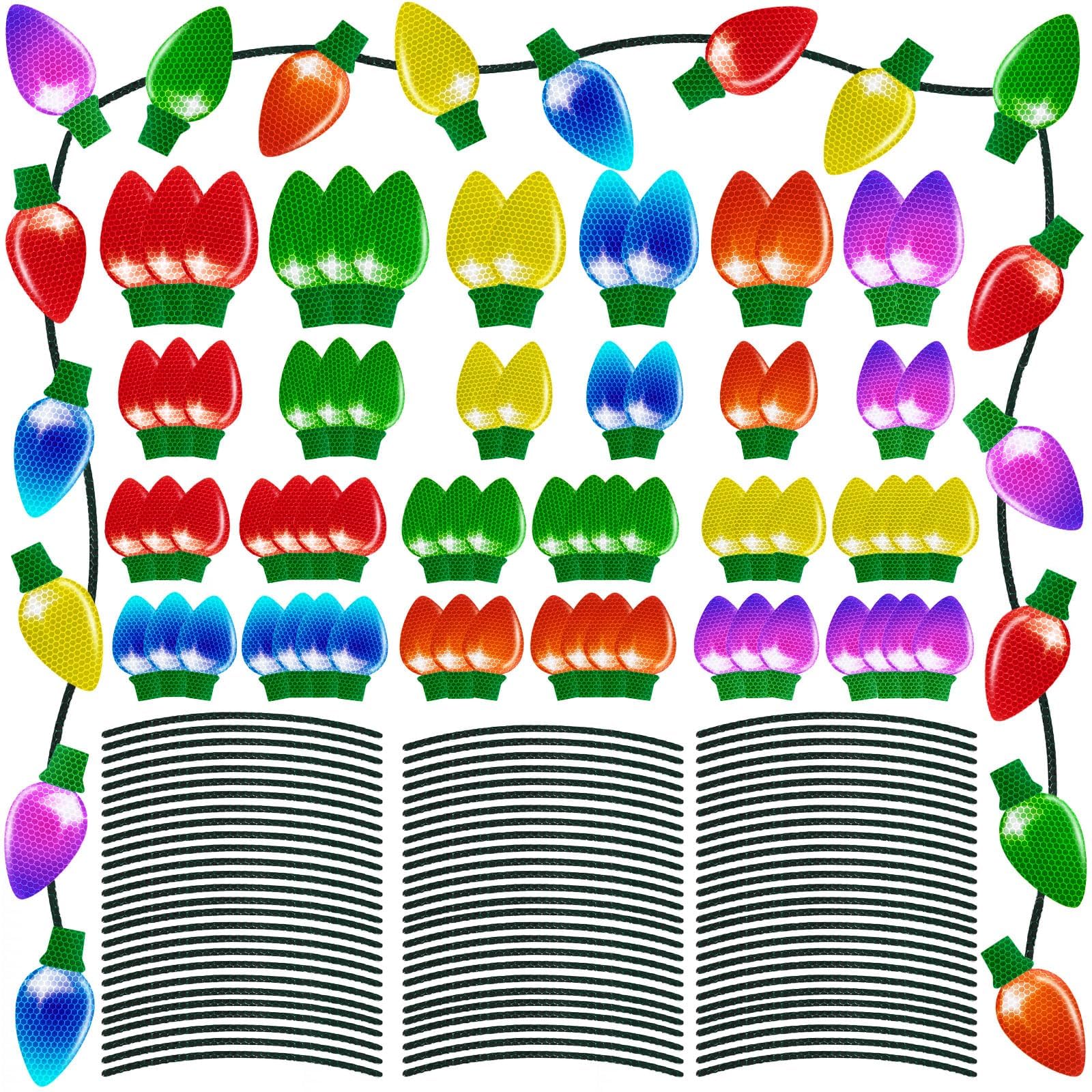90shine Christmas magnets add reflective bulb shine on vehicles