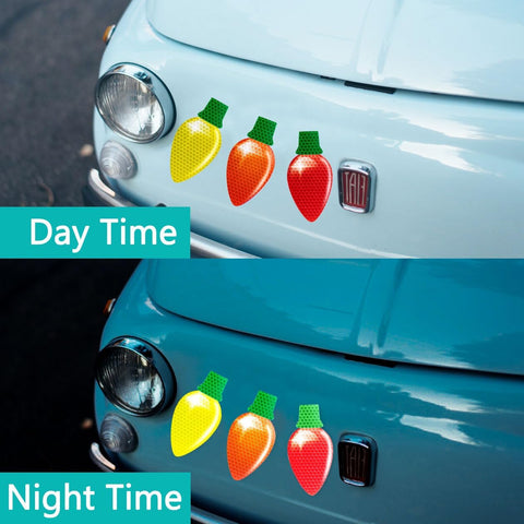 90shine reflective finish shines under headlights for nighttime accents