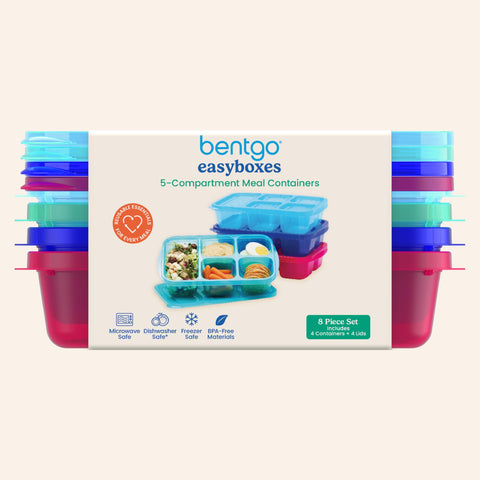 Bentgo Easyboxes compact storage saves shelf space when empty.