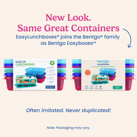 Bentgo Easyboxes are dishwasher-safe for easy cleaning after busy days.