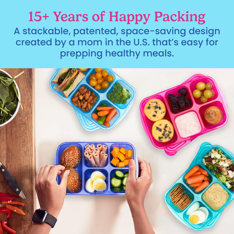 Bentgo Easyboxes meal prep setup helps portion control for balanced lunches.