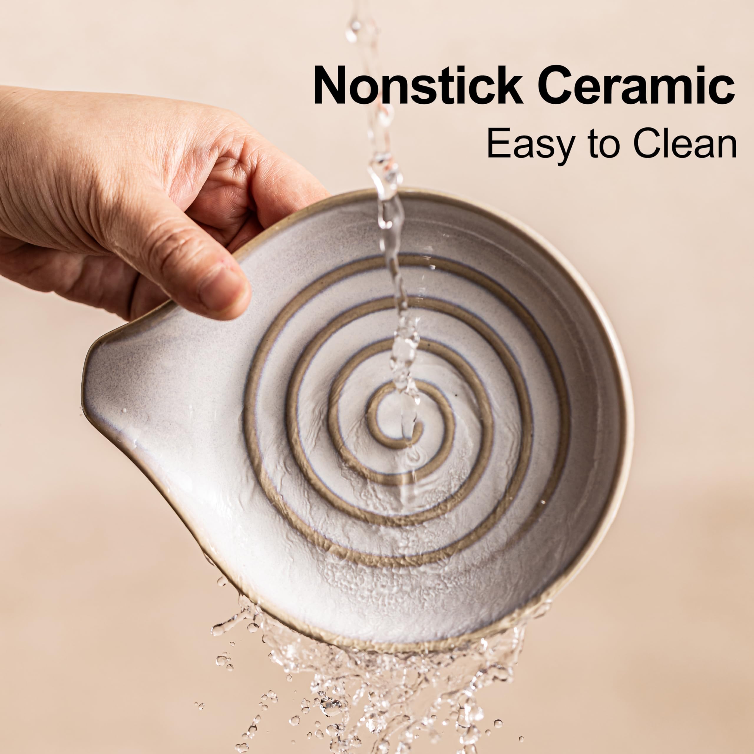 Cormomu weighted-base spoon rest stays steady while cooking tasks are performed.
