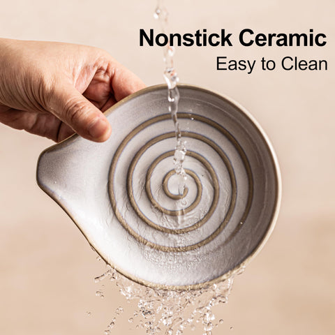 Cormomu weighted-base spoon rest stays steady while cooking tasks are performed.
