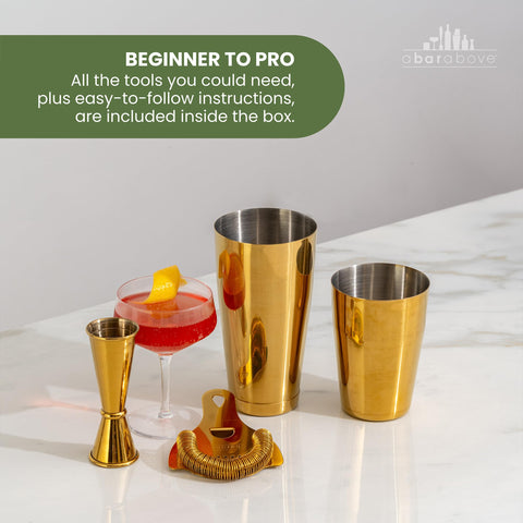 A Bar Above ergonomic, balanced tools for fast, comfortable cocktail prep.