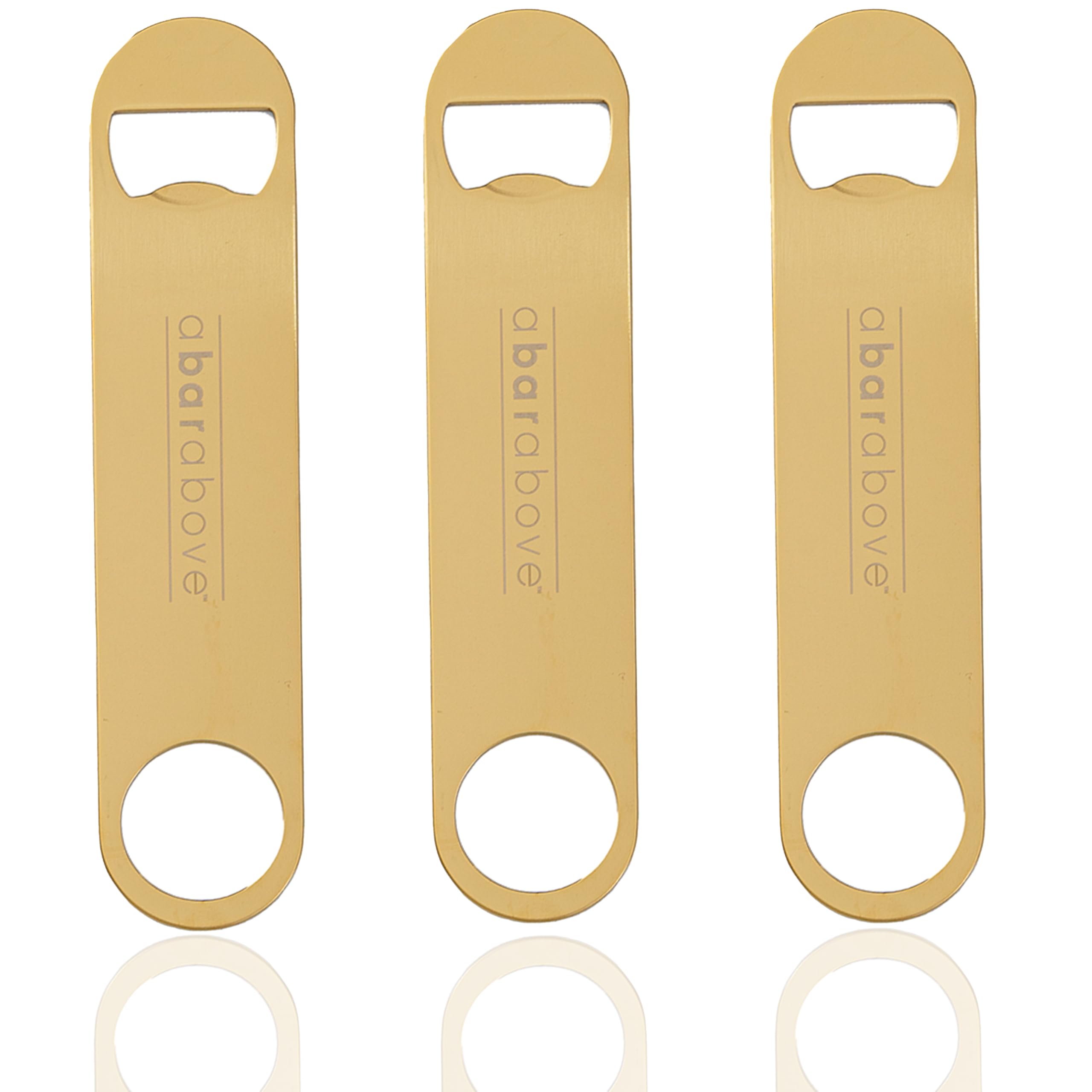 A Bar Above heavy duty bar blade bottle opener front view for quick bottle access