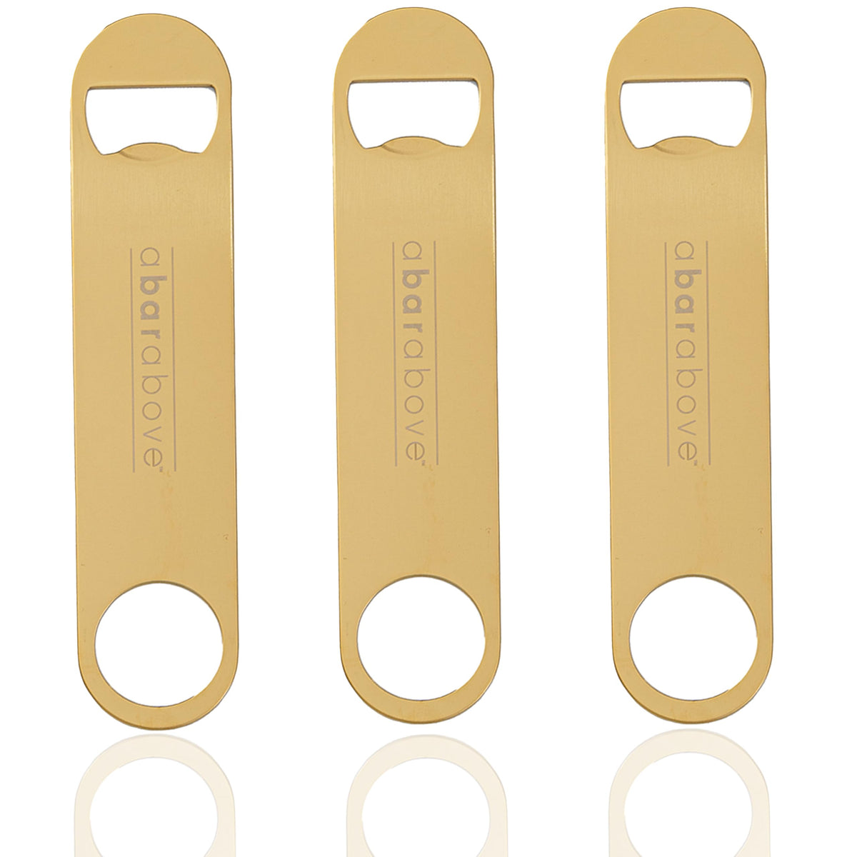 A Bar Above heavy duty bar blade bottle opener front view for quick bottle access