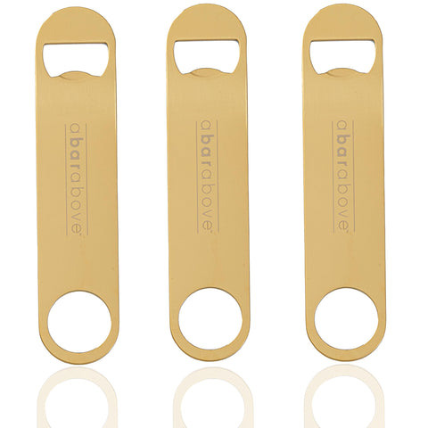 A Bar Above heavy duty bar blade bottle opener front view for quick bottle access