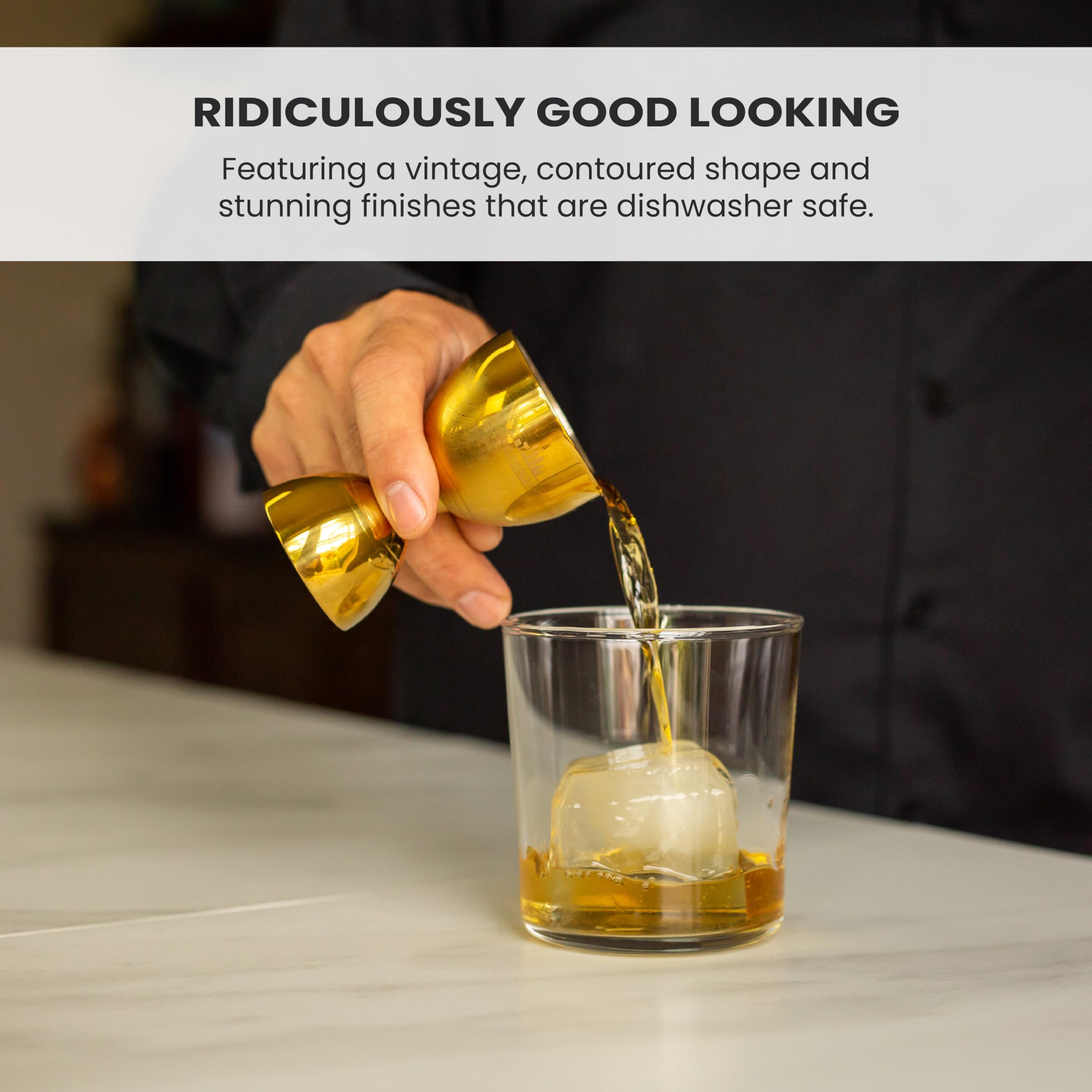 A Bar Above wide mouth enables quick, stable pours.