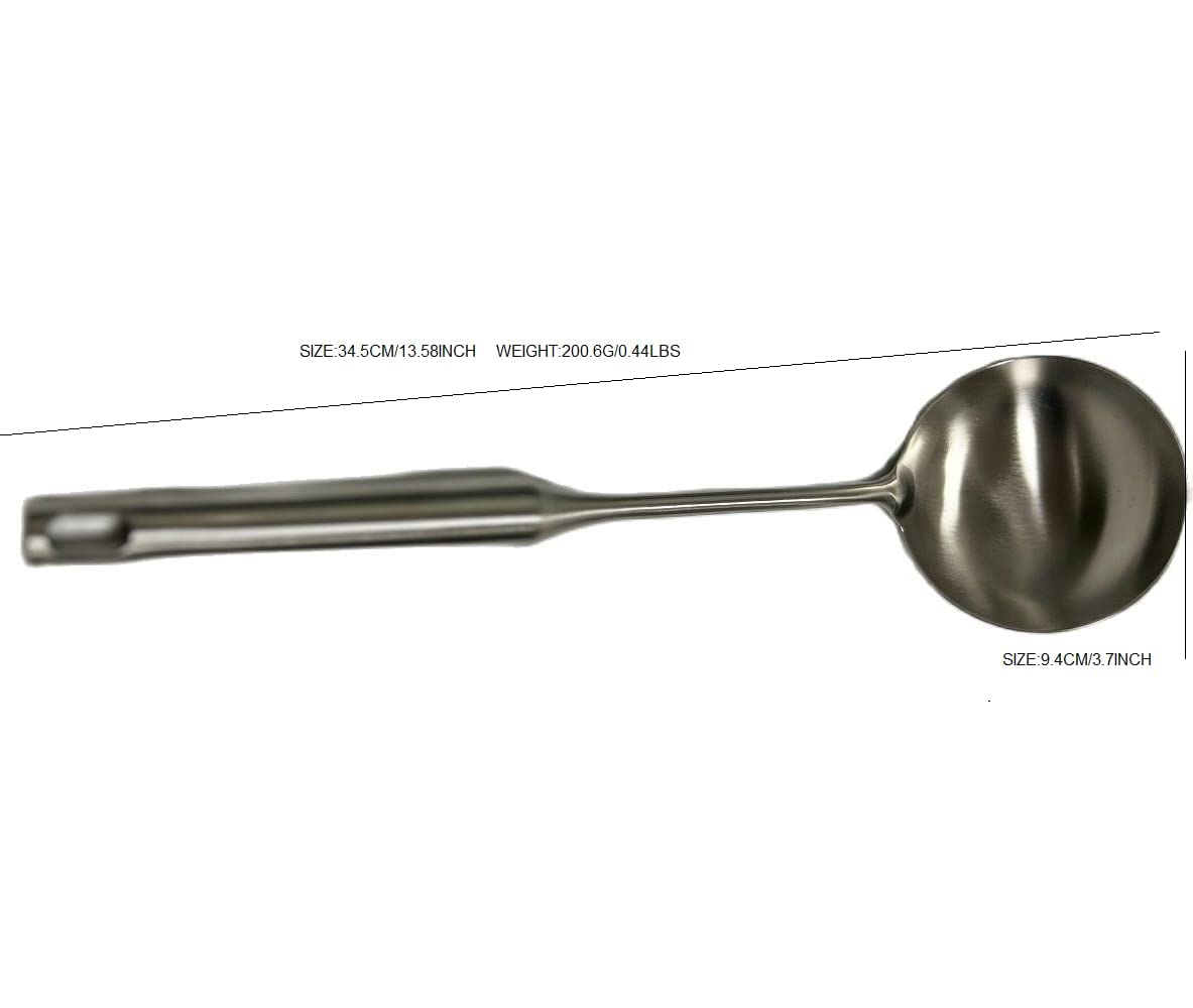 A · HOUSEWARE Rust-resistant stainless steel ladle designed for longevity