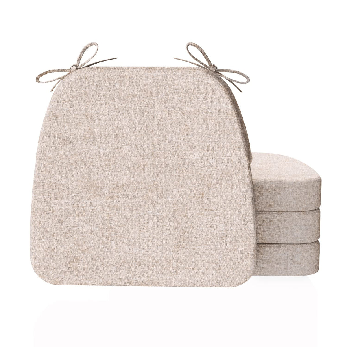 aaaaa-accessories d-shaped chair cushions provide 2-inch thick ergonomic support for seating.