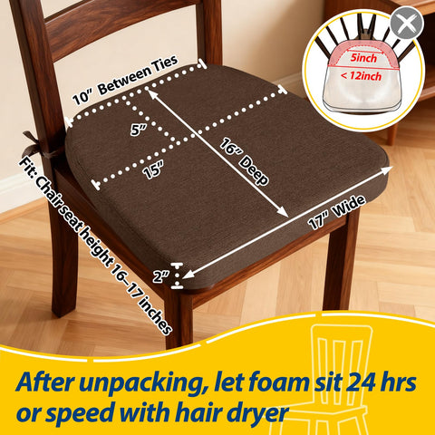 AAAAAcessories 2-inch cushion cover texture highlighting durability and breathability