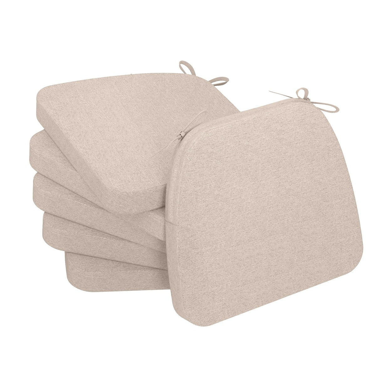 AAAAAcessories D-shaped chair cushion with 2-inch foam for comfortable sitting
