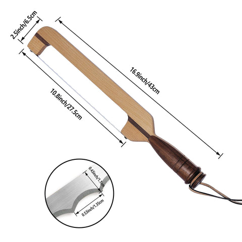 AAEJE protective cover for bread knife for safe storage and display.