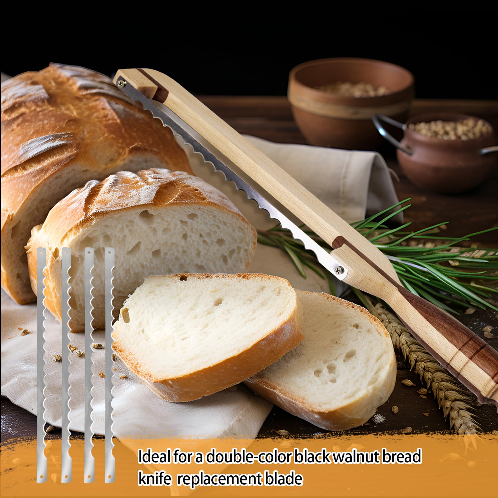 AAEJE versatile bread slicer blades for homes and shops
