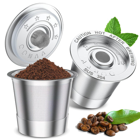 AANQQ stainless steel K-Cup mesh detail for even extraction and richer aroma.