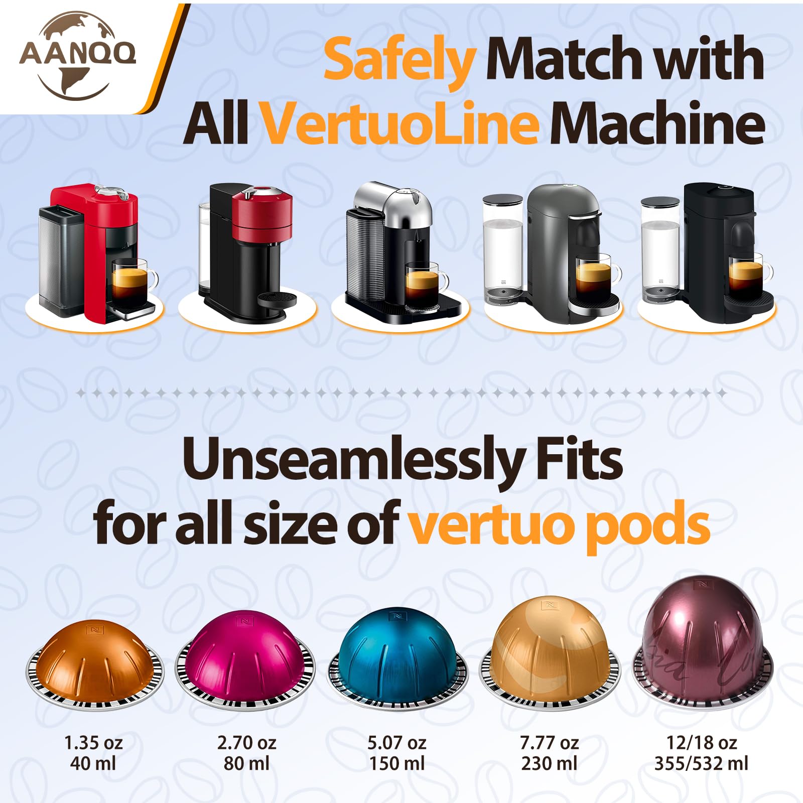 AANQQ seal ensures stable extraction and aroma-rich cups.