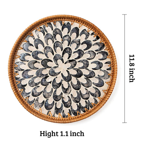Wooden base with textured resin plate shows sturdy support and refined contrast.