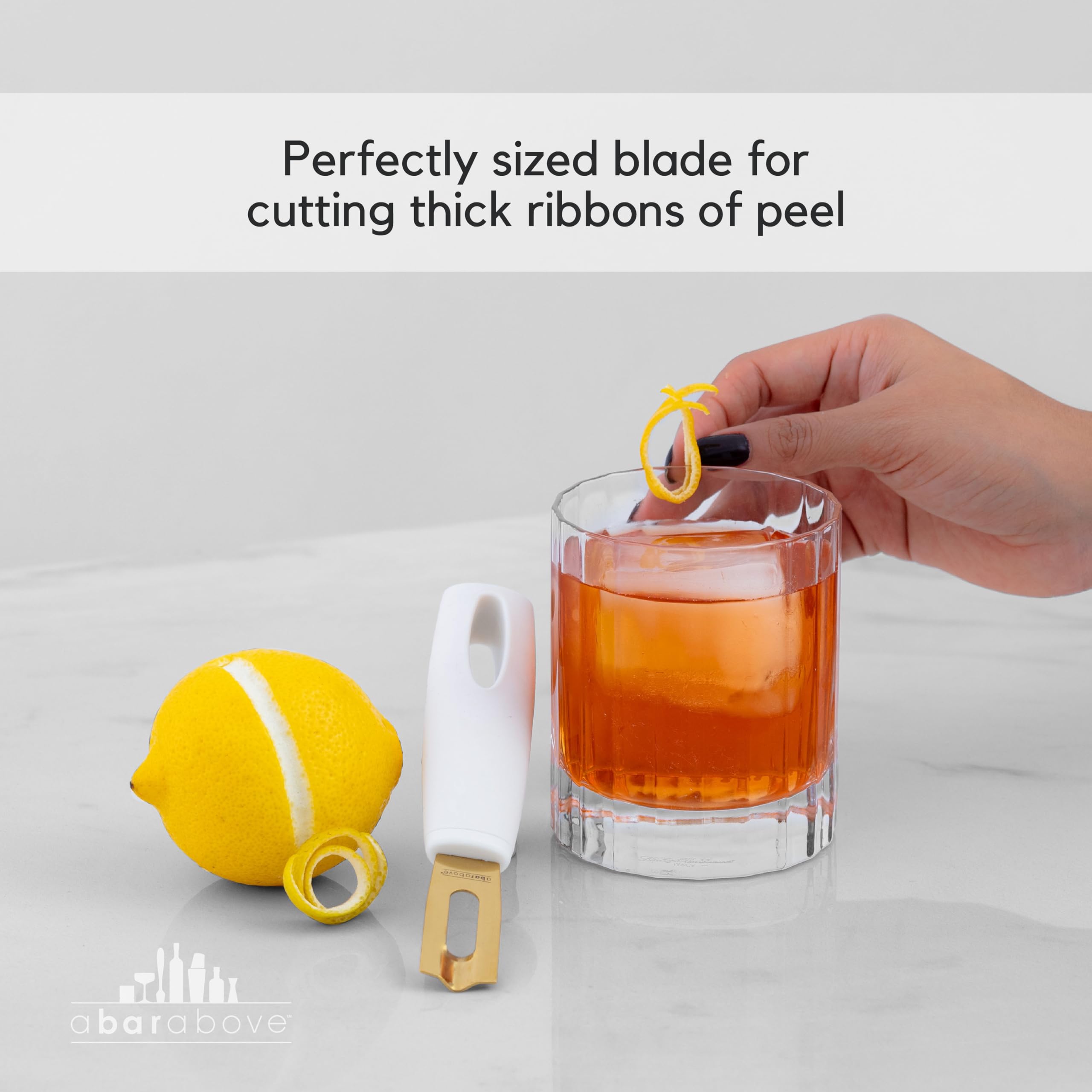 A Bar Above garnish knife delivering a professional finish for plated dishes