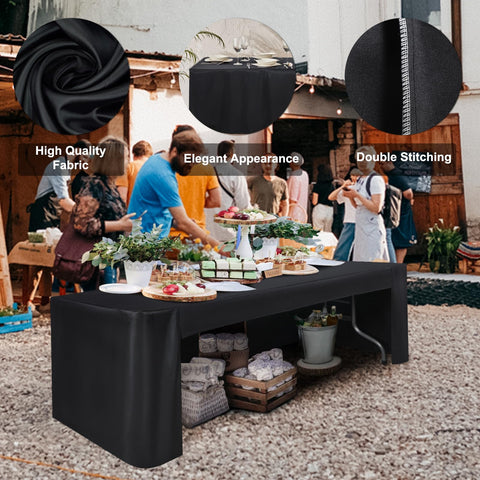 ABCCANOPY tablecloth with fold-over hem for an elegant edge