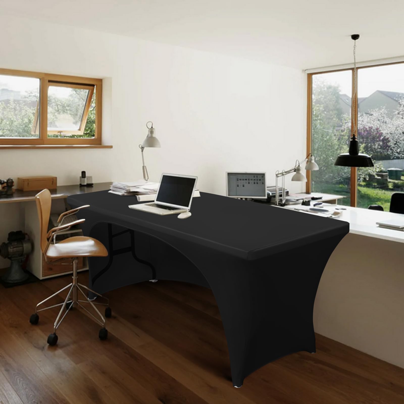 ABCCANOPY open-back design enabling under-table storage without clutter